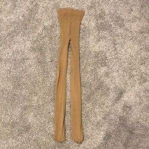 Suntan Open Footed Tights